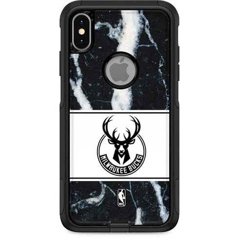 NBA Milwaukee Bucks Marble Otterbox Commuter iPhone Skin