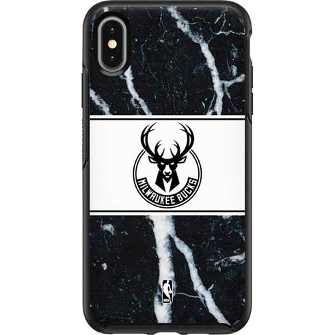 NBA Milwaukee Bucks Marble Otterbox Symmetry iPhone Skin