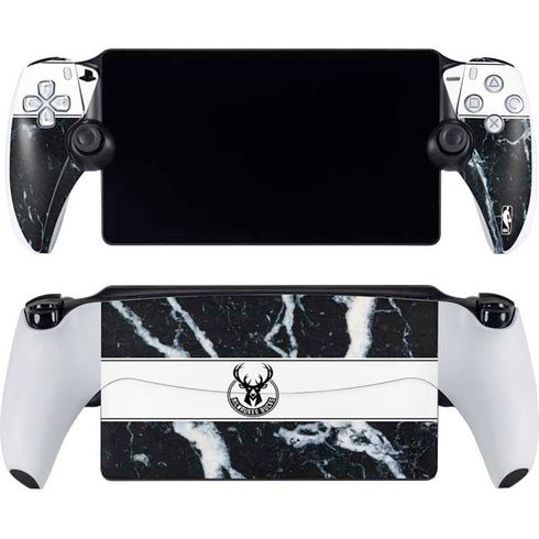 NBA Milwaukee Bucks Marble PlayStation Portal Remote Player Skin