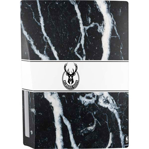 NBA Milwaukee Bucks Marble PS5 Console Skin