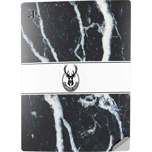 NBA Milwaukee Bucks Marble PS5 Digital Edition Console Skin