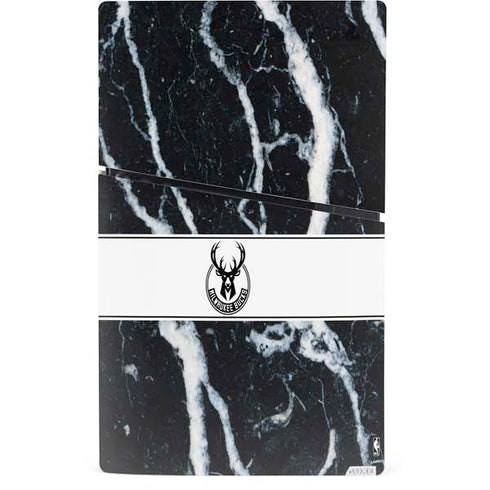 NBA Milwaukee Bucks Marble PS5 Slim Digital Edition Bundle Skin