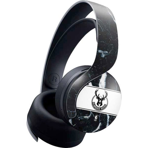 NBA Milwaukee Bucks Marble PULSE 3D Wireless Headset for PS5 Skin