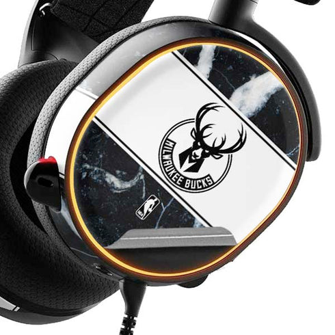 NBA Milwaukee Bucks Marble SteelSeries Arctis 3 Skin