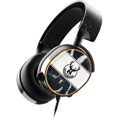 NBA Milwaukee Bucks Marble SteelSeries Arctis 5 Skin