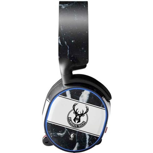 NBA Milwaukee Bucks Marble SteelSeries Arctis 5 Skin
