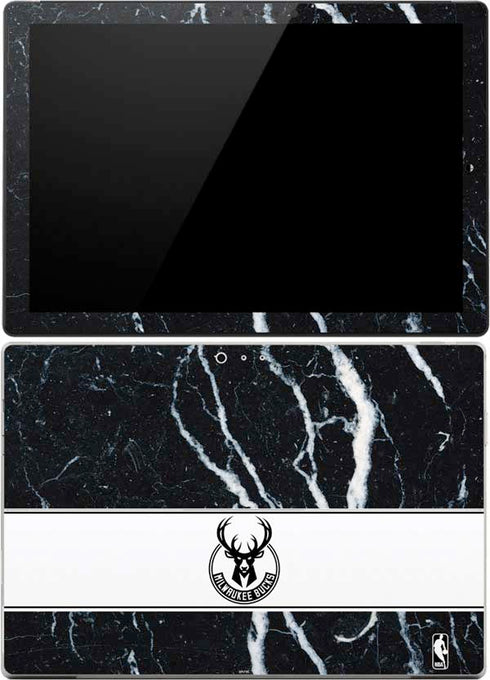 NBA Milwaukee Bucks Marble Surface Pro 4 Skin