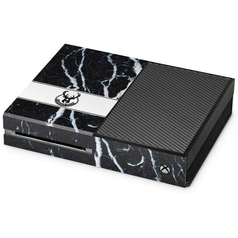 NBA Milwaukee Bucks Marble Xbox One Console Skin