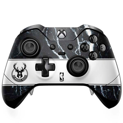 NBA Milwaukee Bucks Marble Xbox One Elite Controller Skin