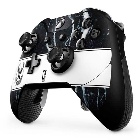 NBA Milwaukee Bucks Marble Xbox One Elite Controller Skin