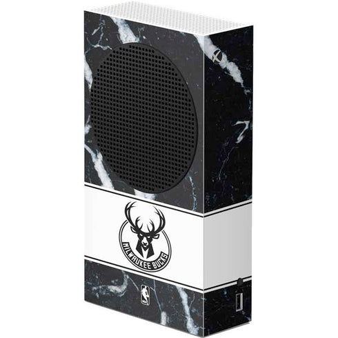 NBA Milwaukee Bucks Marble Xbox Series S Console Skin