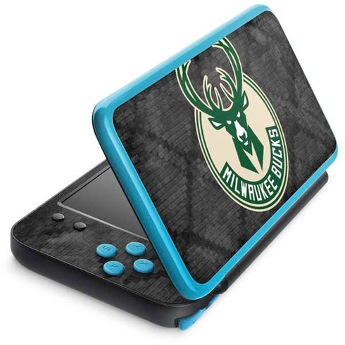 NBA Milwaukee Bucks Rusted Dark Nintendo 2DS XL (2017) Skin
