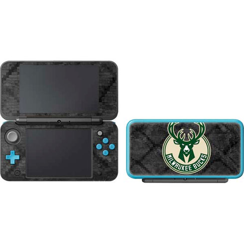 NBA Milwaukee Bucks Rusted Dark Nintendo 2DS XL (2017) Skin