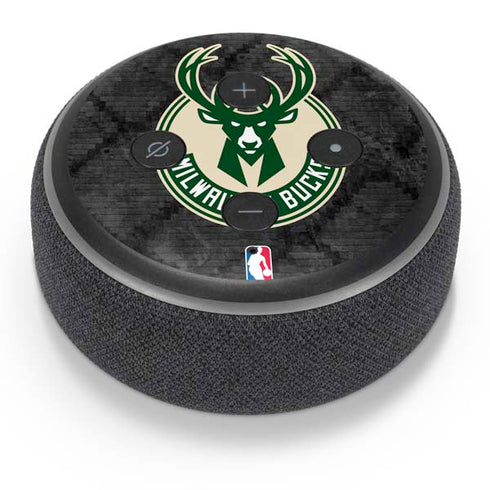 NBA Milwaukee Bucks Rusted Dark Amazon Echo Dot Skin