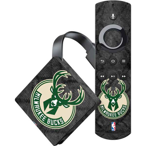 NBA Milwaukee Bucks Rusted Dark Amazon Fire TV Skin
