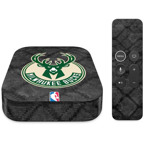 NBA Milwaukee Bucks Rusted Dark Apple TV Skin