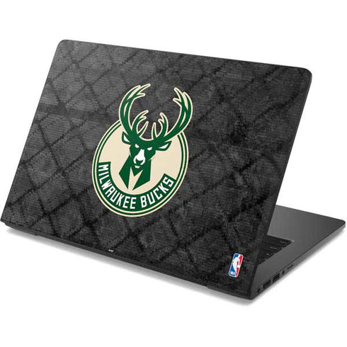 NBA Milwaukee Bucks Rusted Dark Dell Chromebook Skin