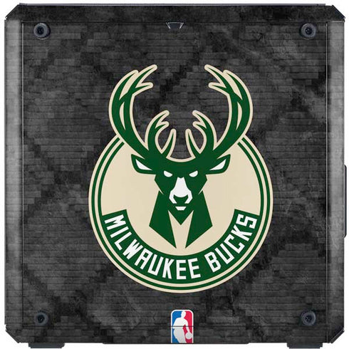 NBA Milwaukee Bucks Rusted Dark Cooler Master MasterBox Q300L Mini Tower Skin