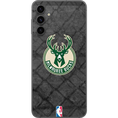 NBA Milwaukee Bucks Rusted Dark Galaxy A14 5G Skin