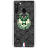 NBA Milwaukee Bucks Rusted Dark Galaxy A21 Clear Case