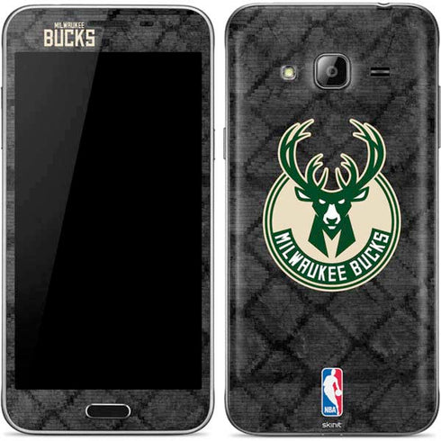 NBA Milwaukee Bucks Rusted Dark Galaxy J3 Skin