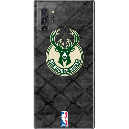 NBA Milwaukee Bucks Rusted Dark Galaxy Note 10 Plus Skin