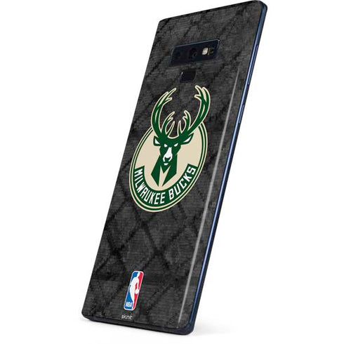 NBA Milwaukee Bucks Rusted Dark Galaxy Note 9 Skin