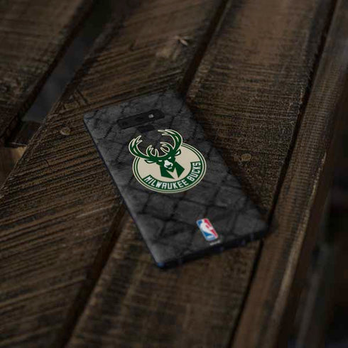 NBA Milwaukee Bucks Rusted Dark Galaxy Note 9 Skin