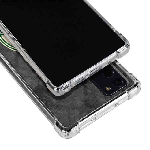 NBA Milwaukee Bucks Rusted Dark Galaxy Note20 5G Clear Case