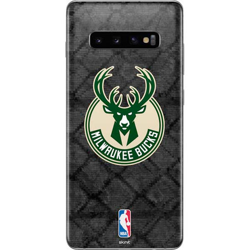NBA Milwaukee Bucks Rusted Dark Galaxy S10 Plus Skin