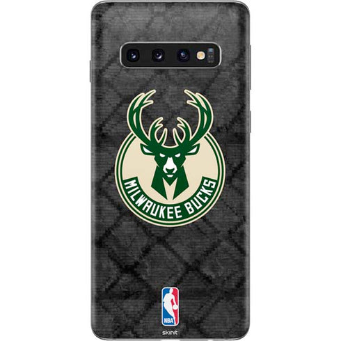 NBA Milwaukee Bucks Rusted Dark Galaxy S10 Skin