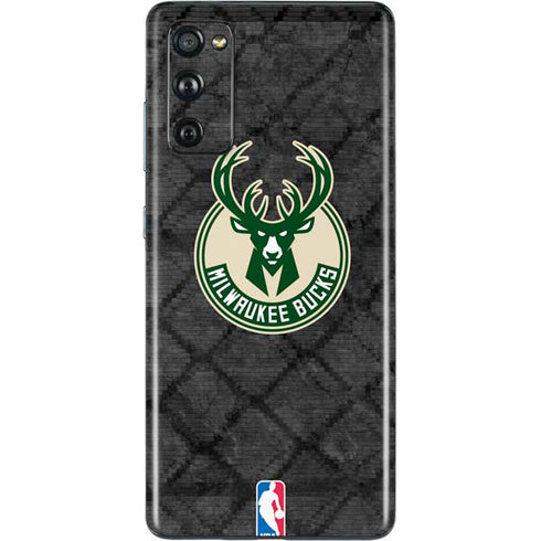 NBA Milwaukee Bucks Rusted Dark Galaxy S20 Fan Edition Skin