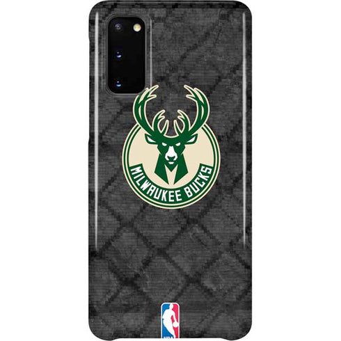 NBA Milwaukee Bucks Rusted Dark Galaxy S20 Lite Case