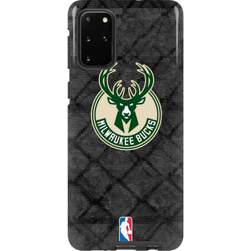 NBA Milwaukee Bucks Rusted Dark Galaxy S20 Plus Pro Case