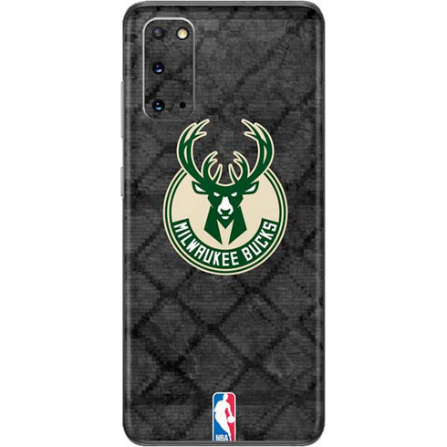 NBA Milwaukee Bucks Rusted Dark Galaxy S20 Skin