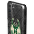 NBA Milwaukee Bucks Rusted Dark Galaxy S21 FE Pro Case