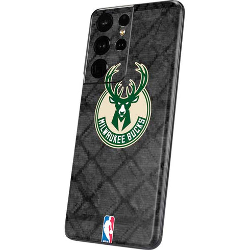 NBA Milwaukee Bucks Rusted Dark Galaxy S21 Ultra 5G Skin