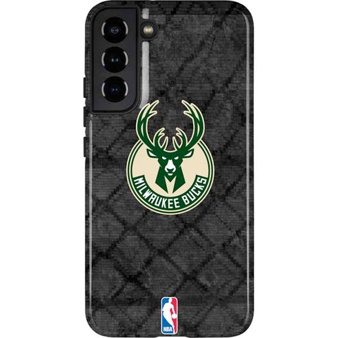 NBA Milwaukee Bucks Rusted Dark Galaxy S22 Plus Pro Case