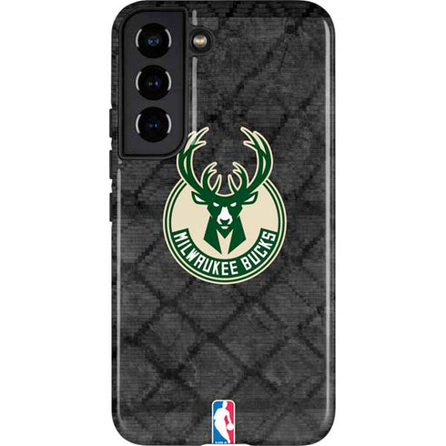 NBA Milwaukee Bucks Rusted Dark Galaxy S22 Pro Case