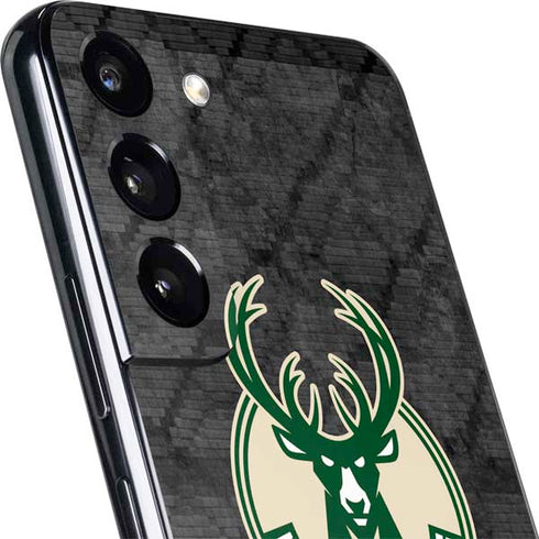 NBA Milwaukee Bucks Rusted Dark Galaxy S22 Skin
