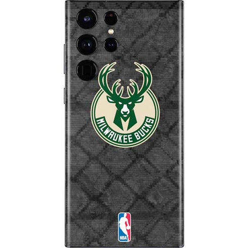 NBA Milwaukee Bucks Rusted Dark Galaxy S22 Ultra Skin
