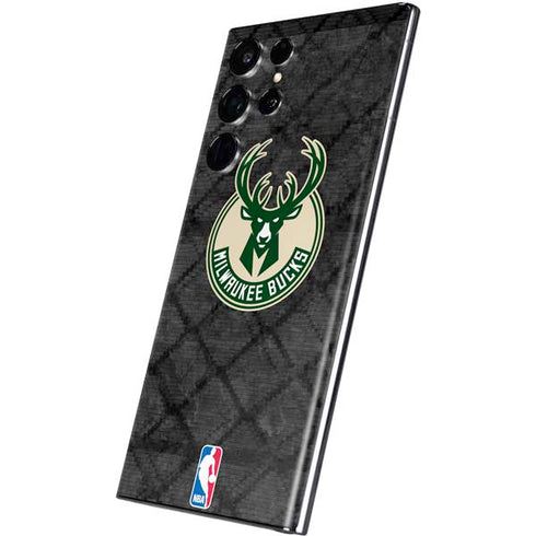 NBA Milwaukee Bucks Rusted Dark Galaxy S22 Ultra Skin