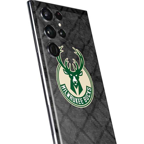 NBA Milwaukee Bucks Rusted Dark Galaxy S22 Ultra Skin
