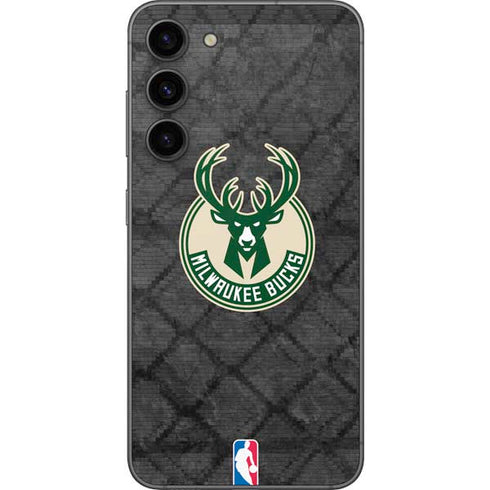 NBA Milwaukee Bucks Rusted Dark Galaxy S23 Plus Skin