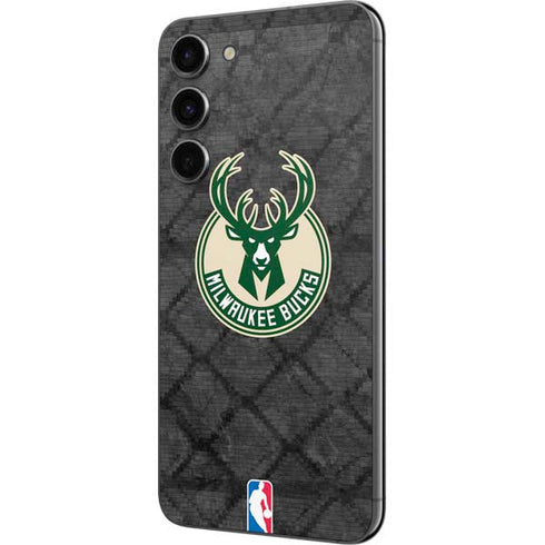 NBA Milwaukee Bucks Rusted Dark Galaxy S23 Plus Skin