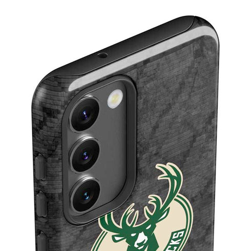 NBA Milwaukee Bucks Rusted Dark Galaxy S23 Pro Case