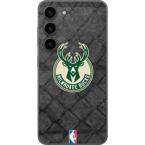 NBA Milwaukee Bucks Rusted Dark Galaxy S23 Skin