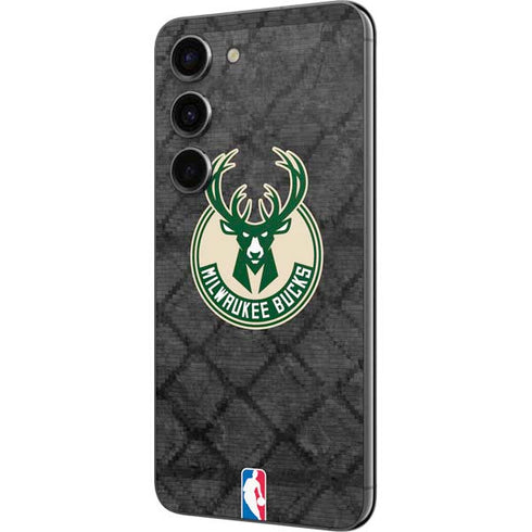 NBA Milwaukee Bucks Rusted Dark Galaxy S23 Skin
