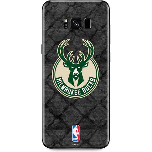 NBA Milwaukee Bucks Rusted Dark Galaxy S8 Skin