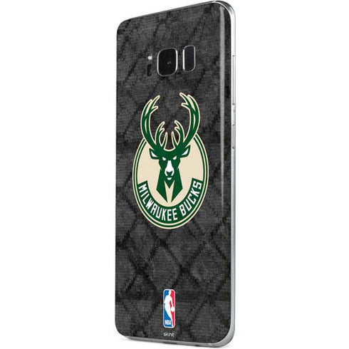 NBA Milwaukee Bucks Rusted Dark Galaxy S8 Skin